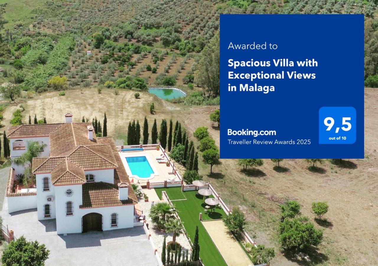 Spacious Villa With Exceptional Views In Malaga Casarabonela Εξωτερικό φωτογραφία